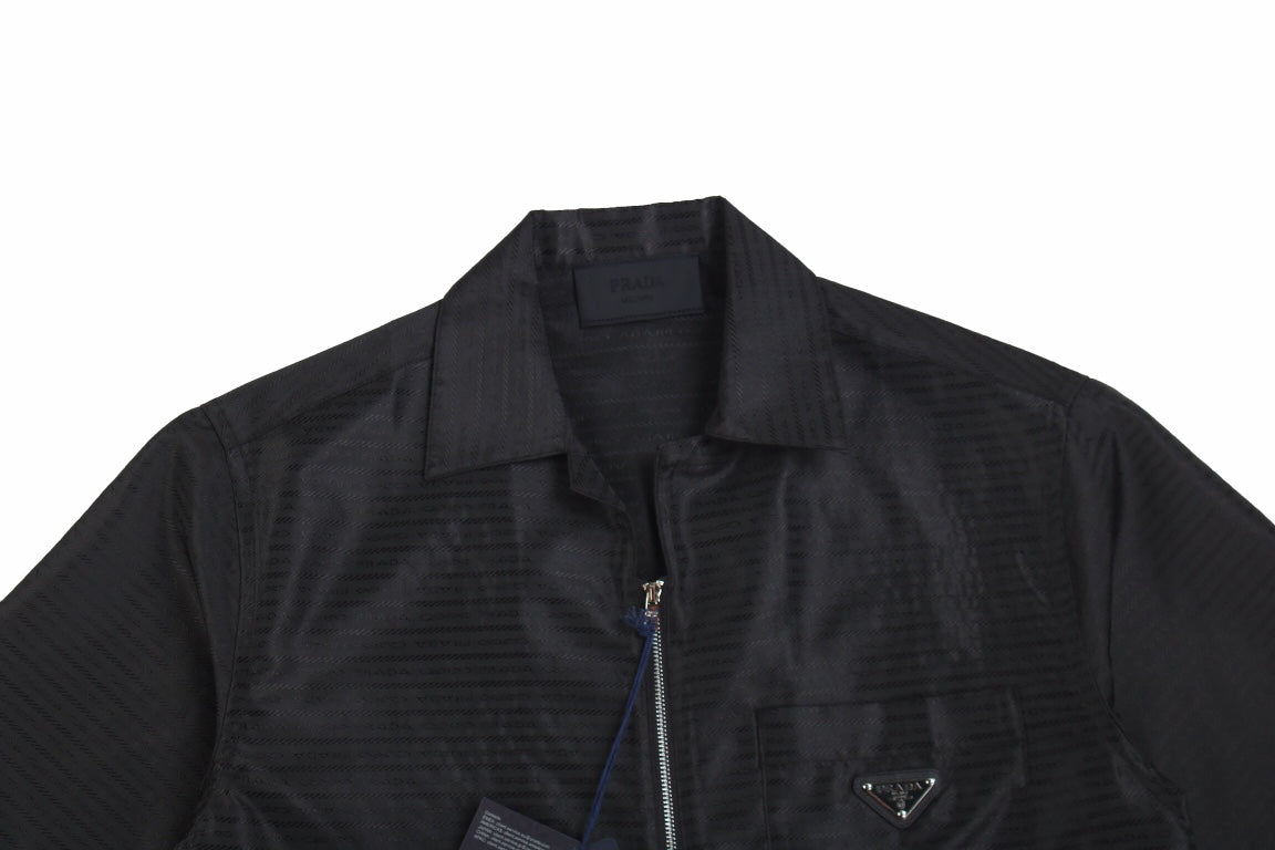 Pra*a zip-up shirt