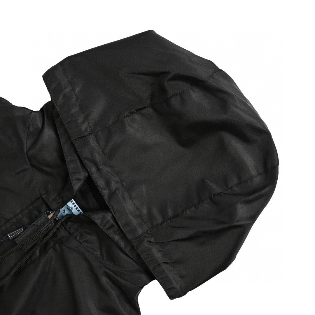 Pra*a nylon hooded jacket