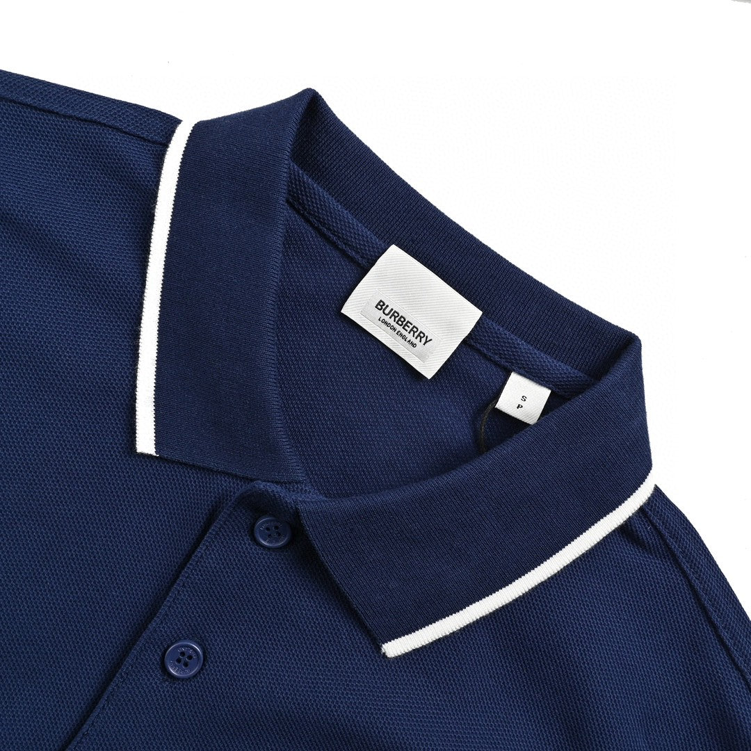 Burberry England Polo Shirt (Navy Blue)