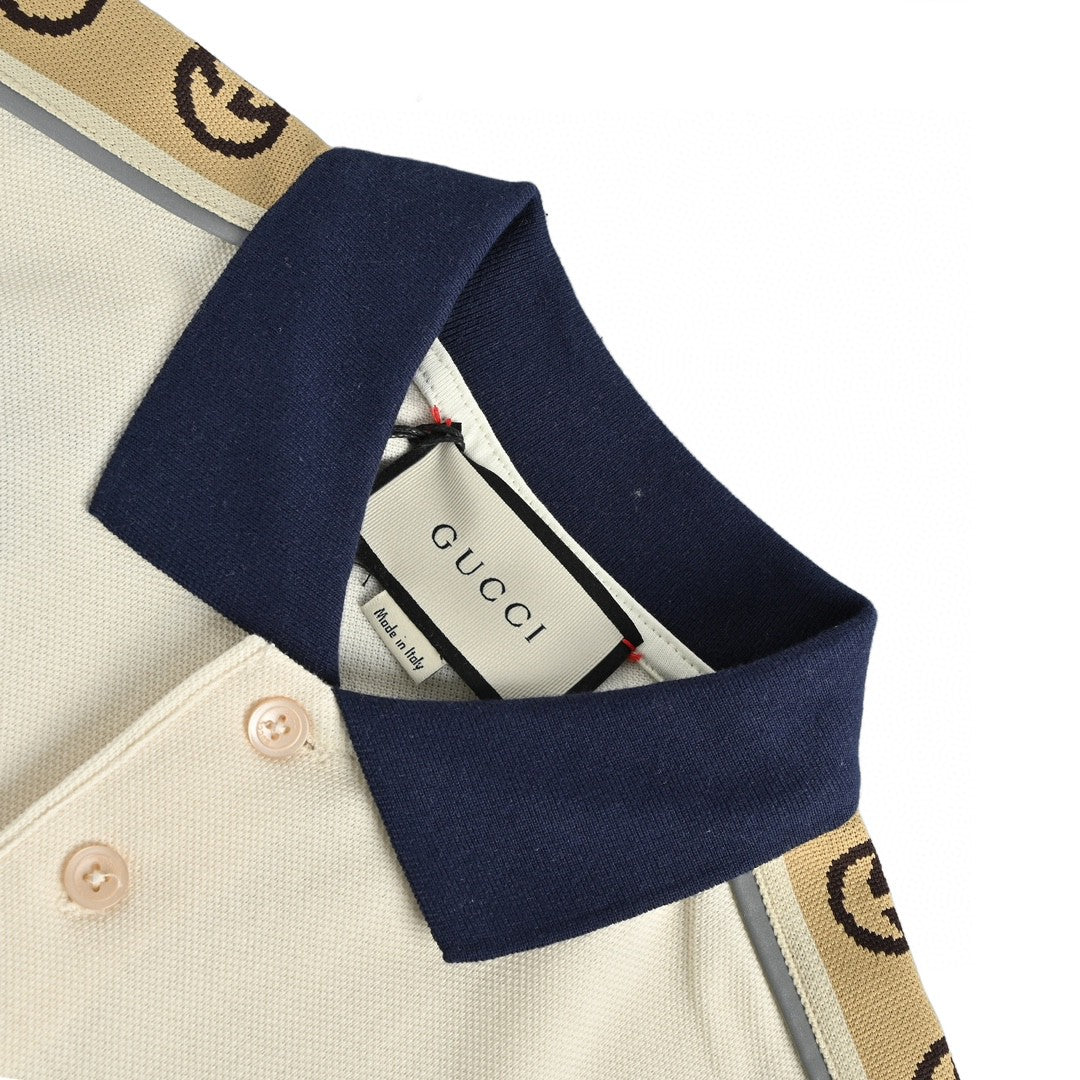 Gucci Polo Shirt with Logo Tape