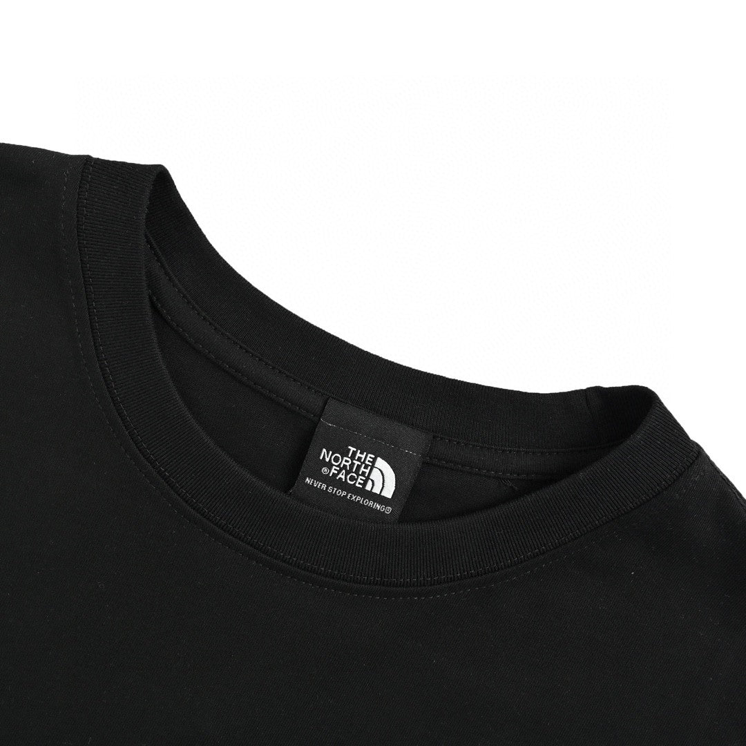 the north face x G*u*i nature print t-shirt (black)