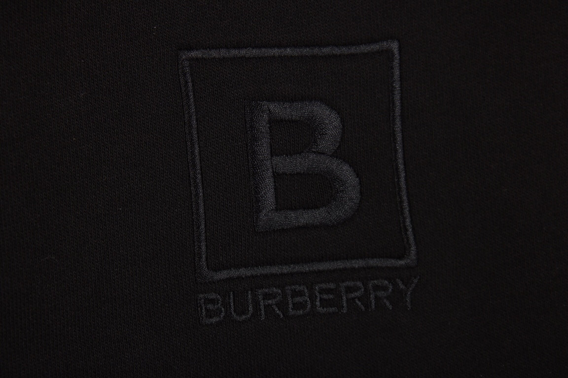 Burberry Zip-Up Hoodie - Black