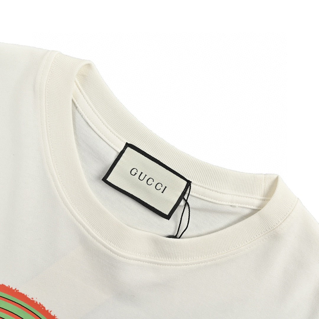 Gucci Multicolor Interlocking G Logo T-Shirt Primereps