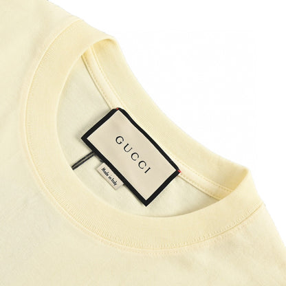 Gucci Interlocking GG Cream T-Shirt