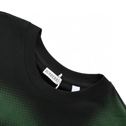 Burberry Gradient Equestrian Logo Green T-Shirt