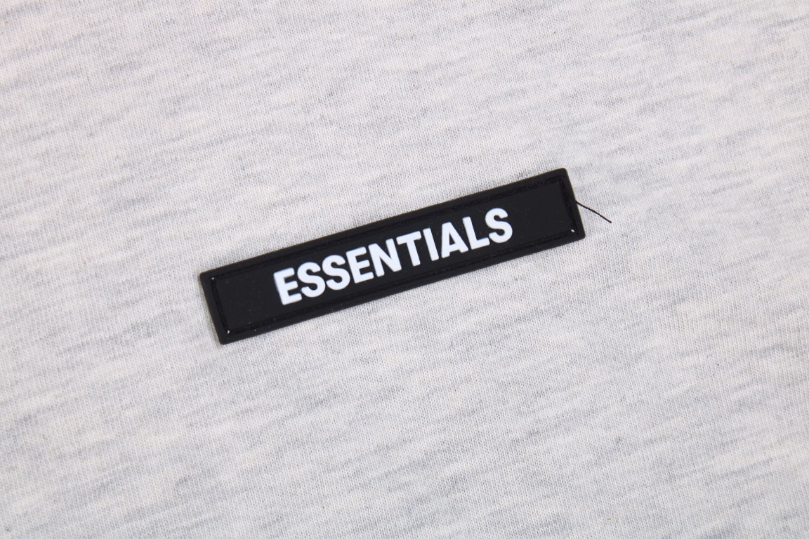 Fear of God Essentials Logo T-Shirt - Heather Grey