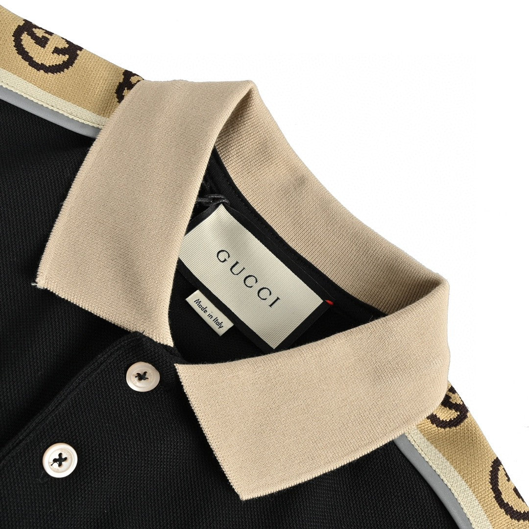 Gucci Polo Shirt with Logo Tape