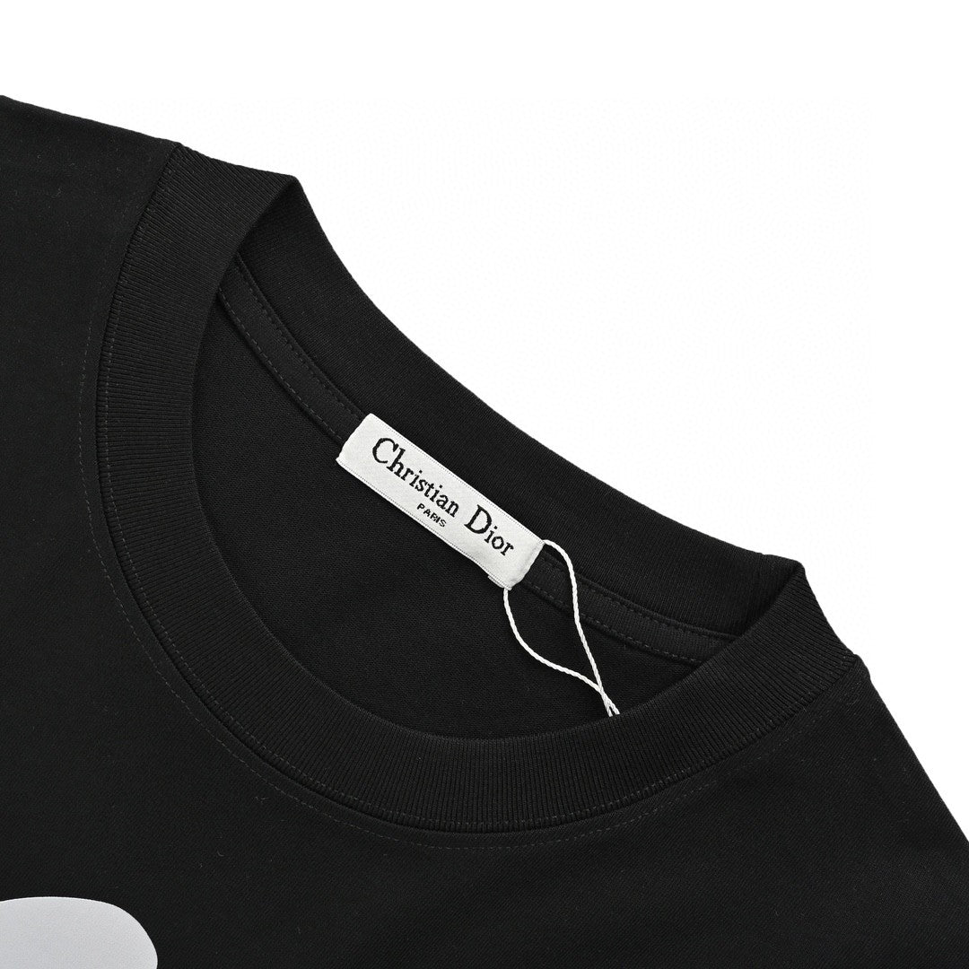 Dior Oversized Logo Black T-Shirt