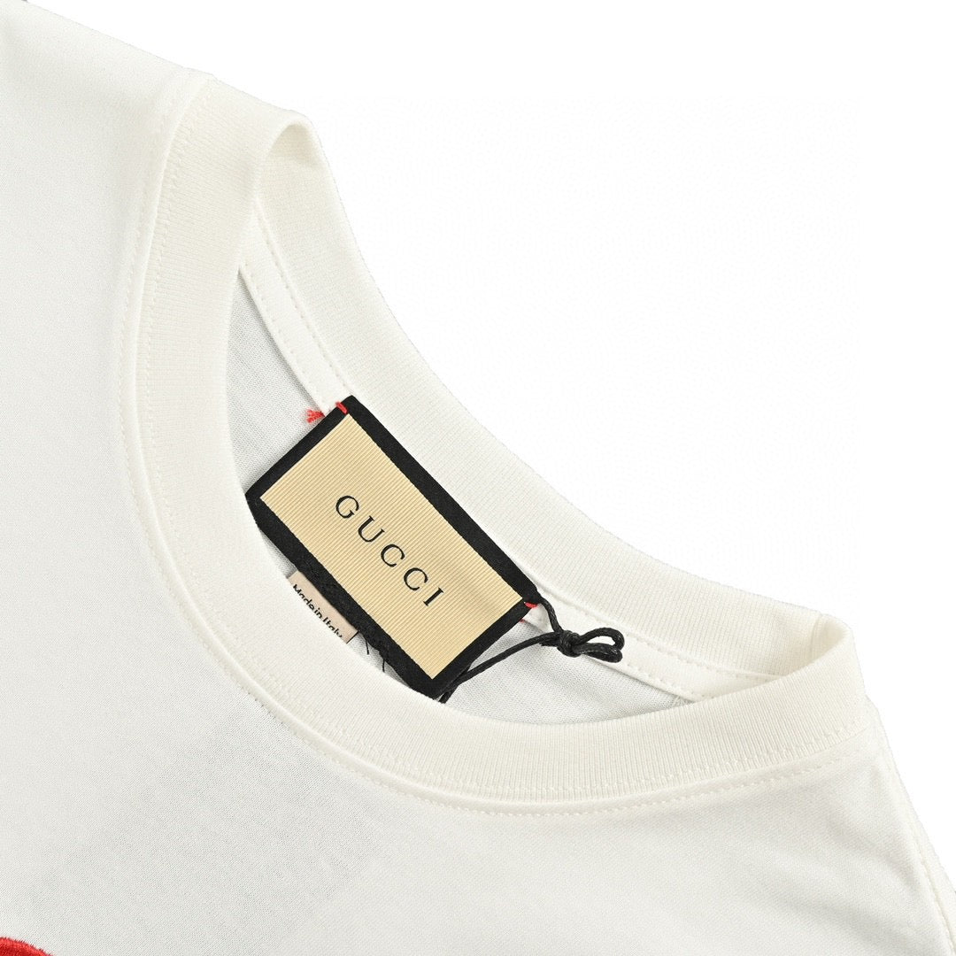 Gucci Cherry Graphic T-Shirt (White)