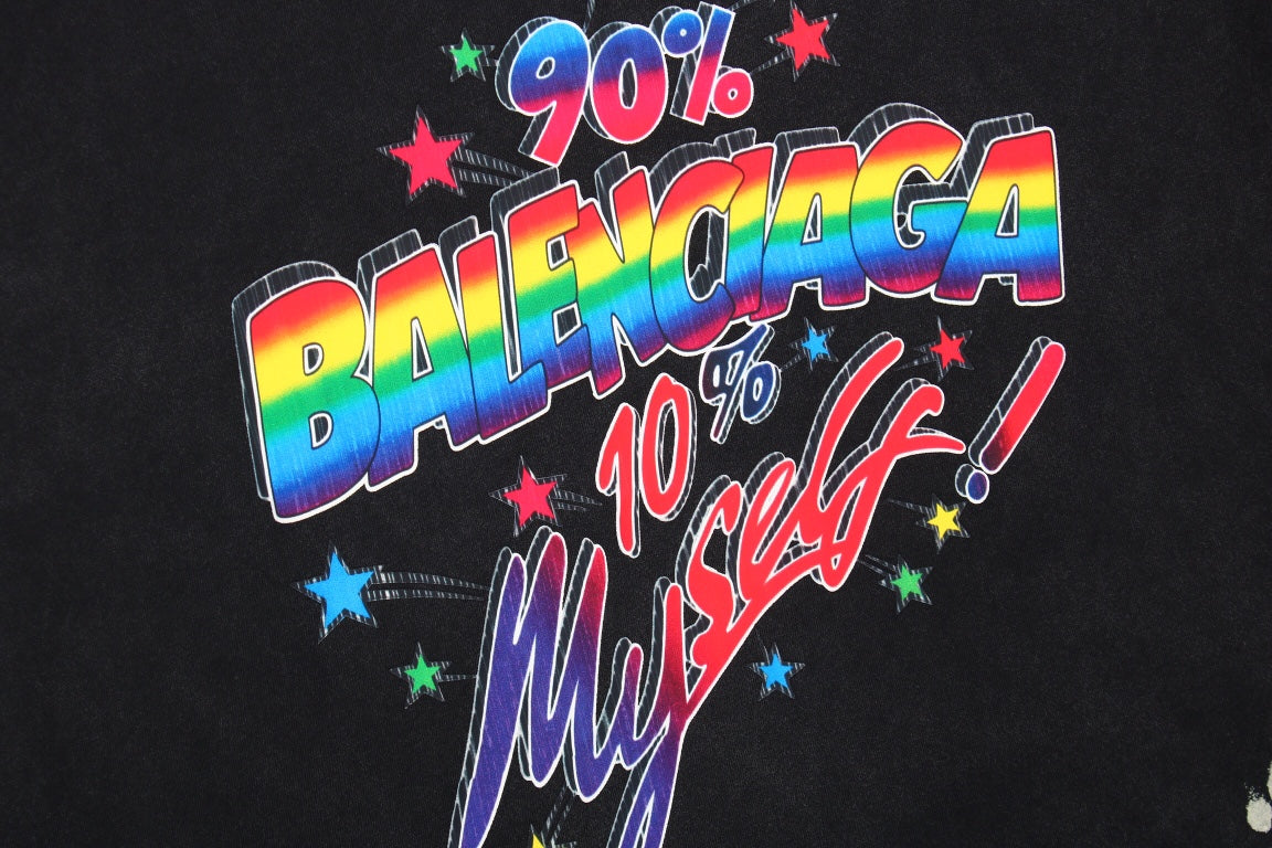 Ba*len*cia*ga '90s nostalgia' t-shirt