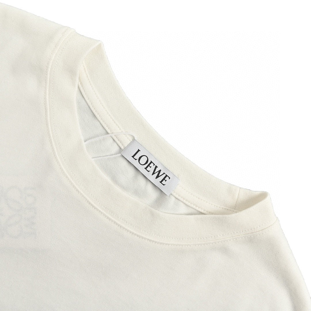 Loewe Floral Pocket T-Shirt (White)