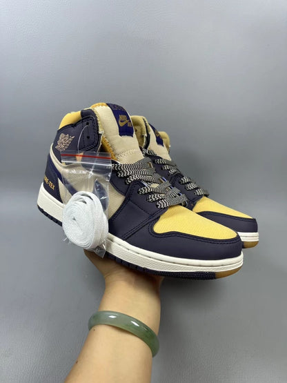 Air Jordan 1 Mid "Blue Brown / GORE-TEX"