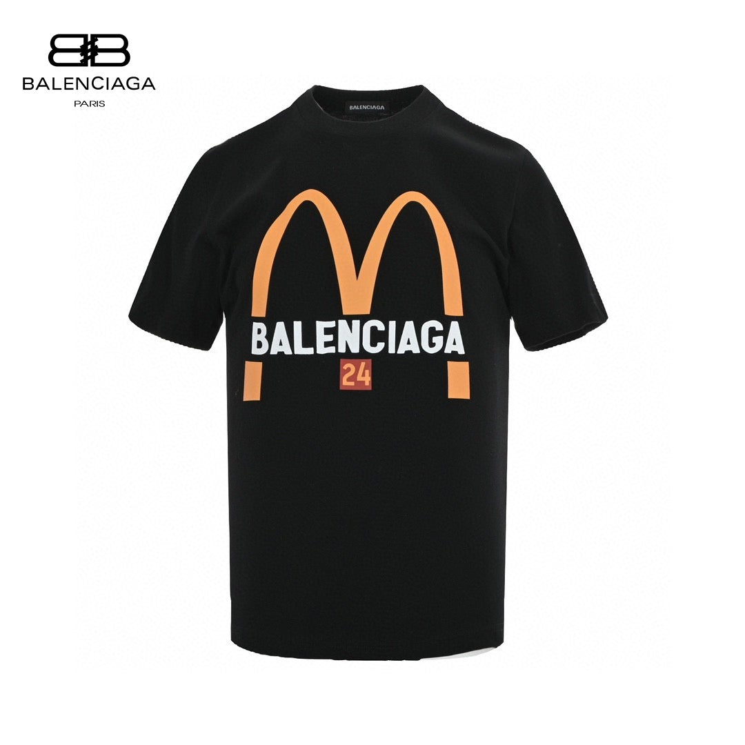 Ba*len*cia*ga mcdonald's-inspired t-shirt