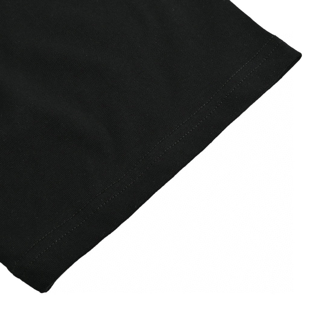 Loewe Black T-Shirt with White Pocket Logo