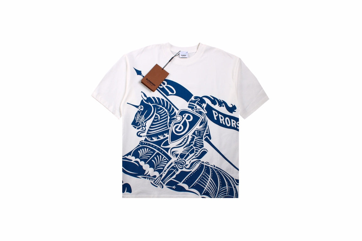 Burberry Knight Print T-Shirt - White