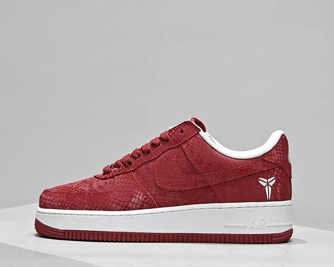 Nike Air Force 1 “White/University Red” – Crisp Heritage with a Bold Pop