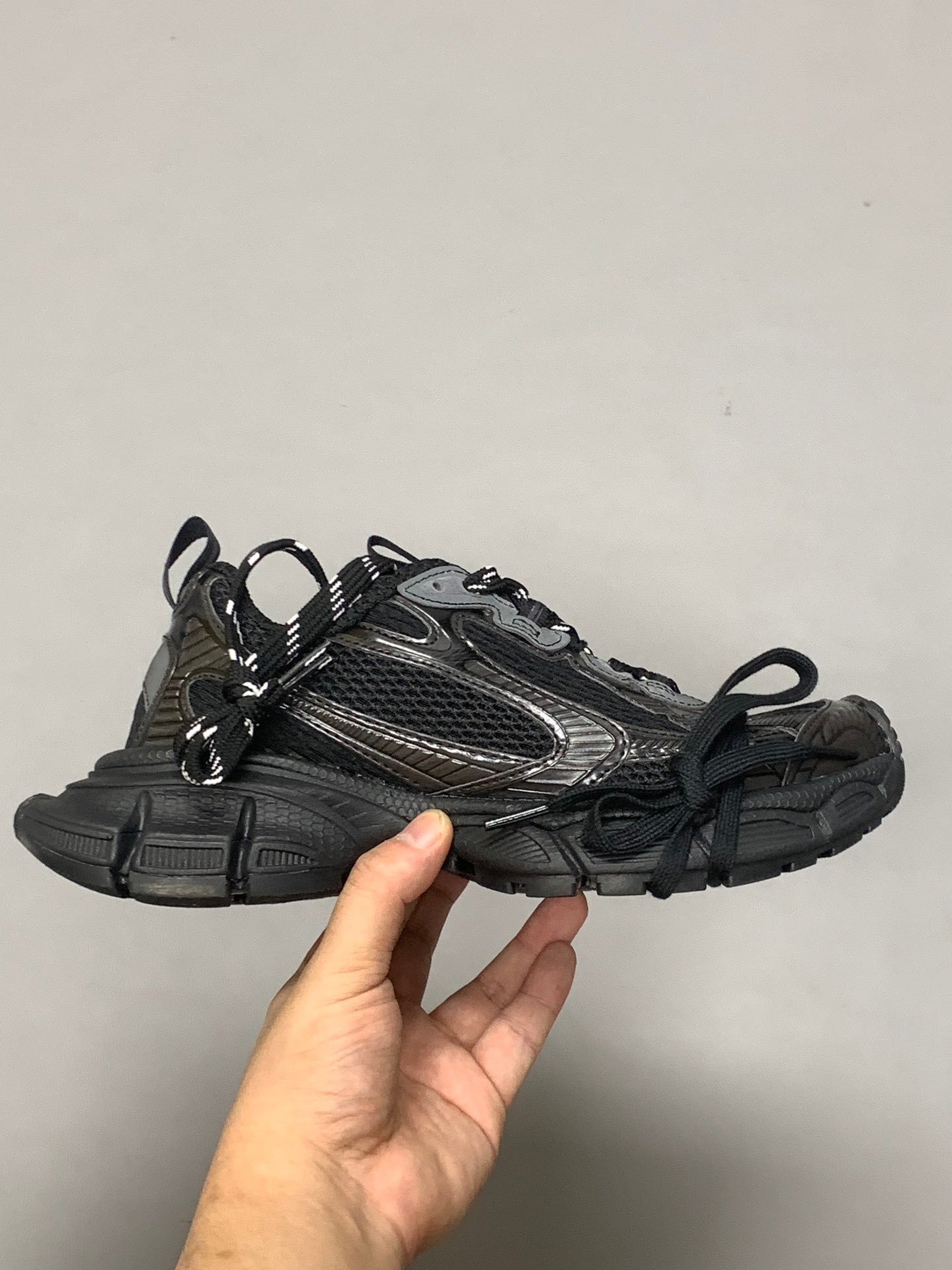 Balenciaga in All Black: Monolithic Shadow