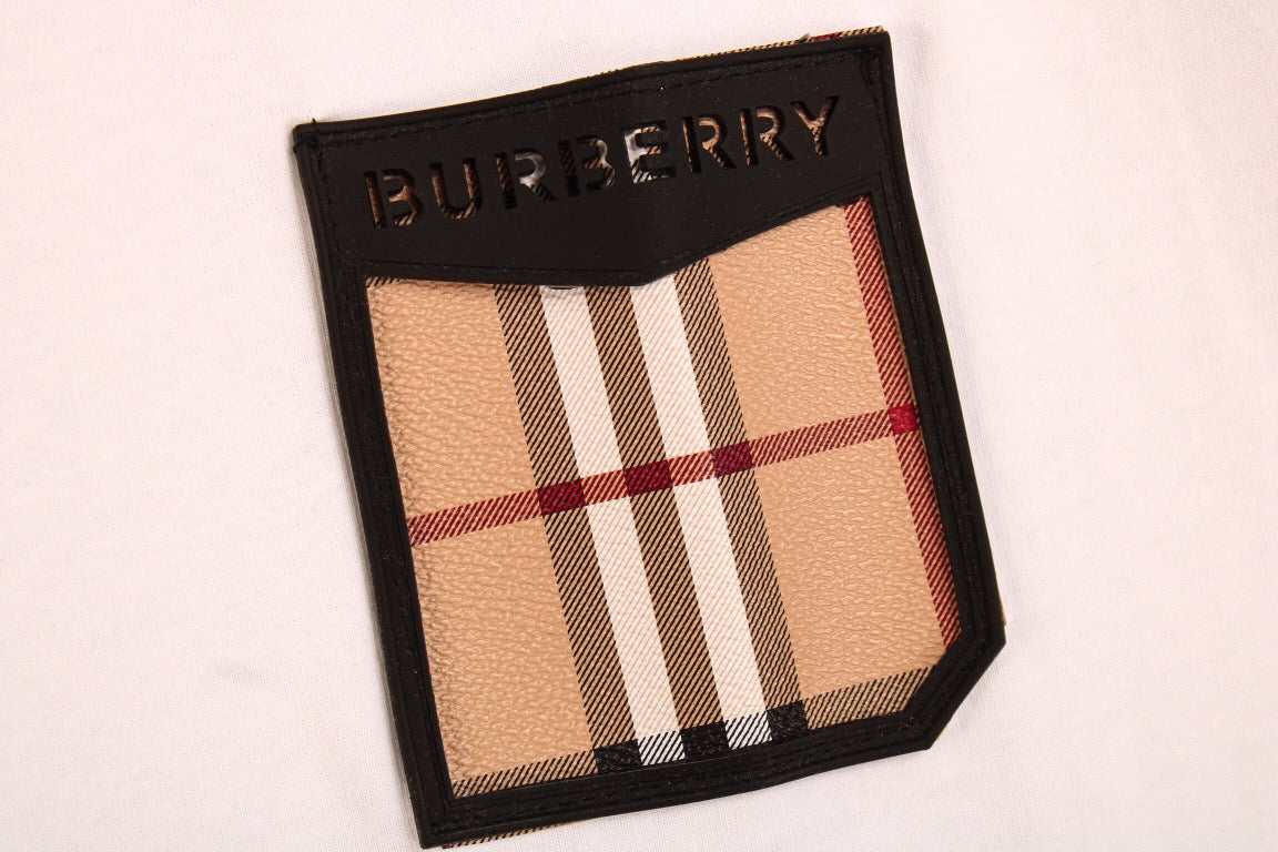 Burberry T-shirt with Check Pocket