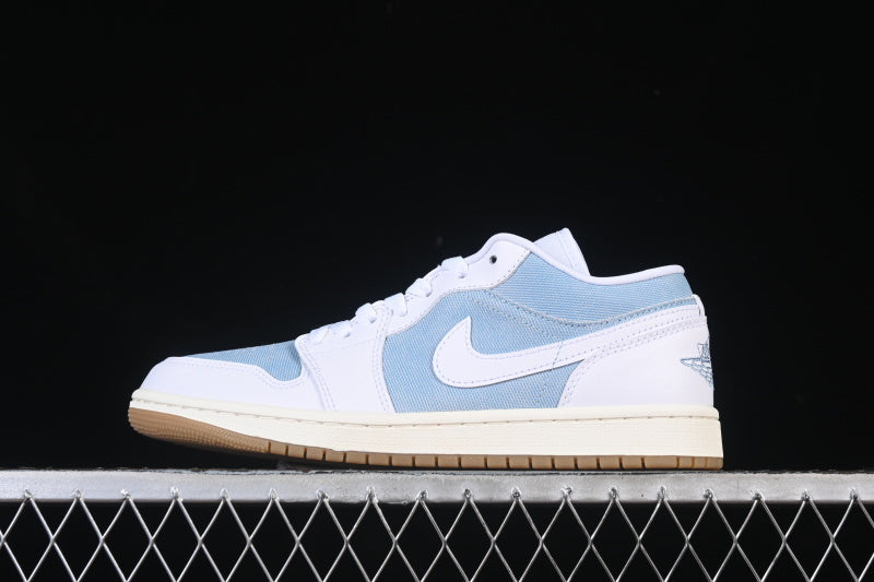 AIR JORDAN 1 LOW "DENIM/WORN BLUE/WHITE"
