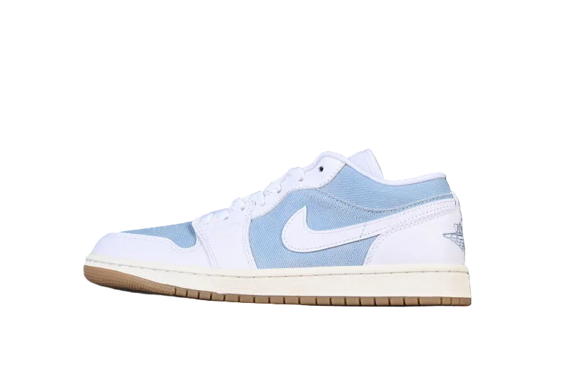 AIR JORDAN 1 LOW "DENIM/WORN BLUE/WHITE"