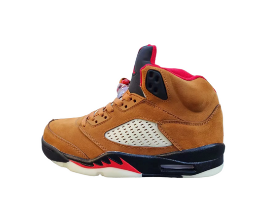 Jordan 5 RED and TAN