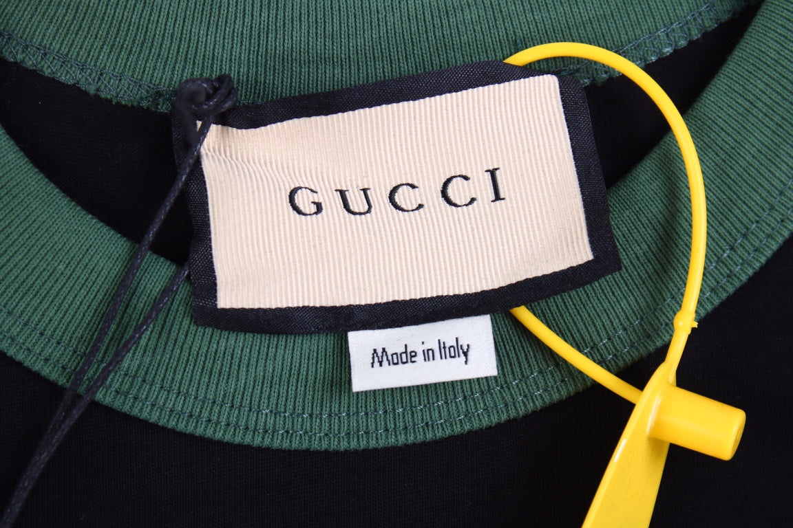 G*u*i polo shirt with embroidered logo