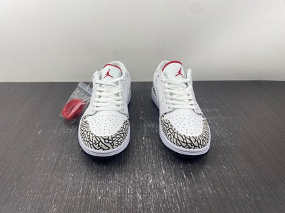 Air Jordan 1 Low “White/Grey Snake”