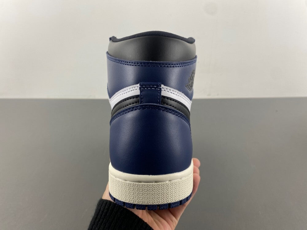 Air Jordan 1 Retro High OG "White/Deep Navy-Black"