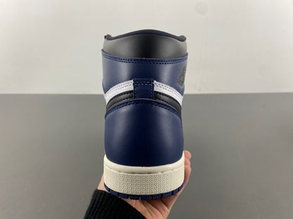 Air Jordan 1 Retro High OG "White/Deep Navy-Black"