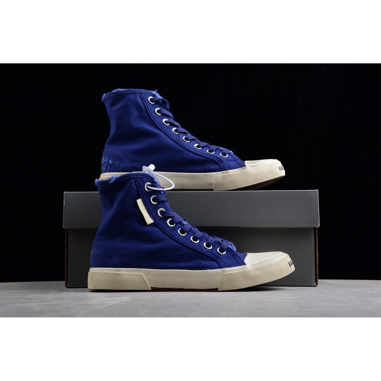 BALENCIAGA PARIS HIGH VULC DESTR x BLUE - Prime Reps