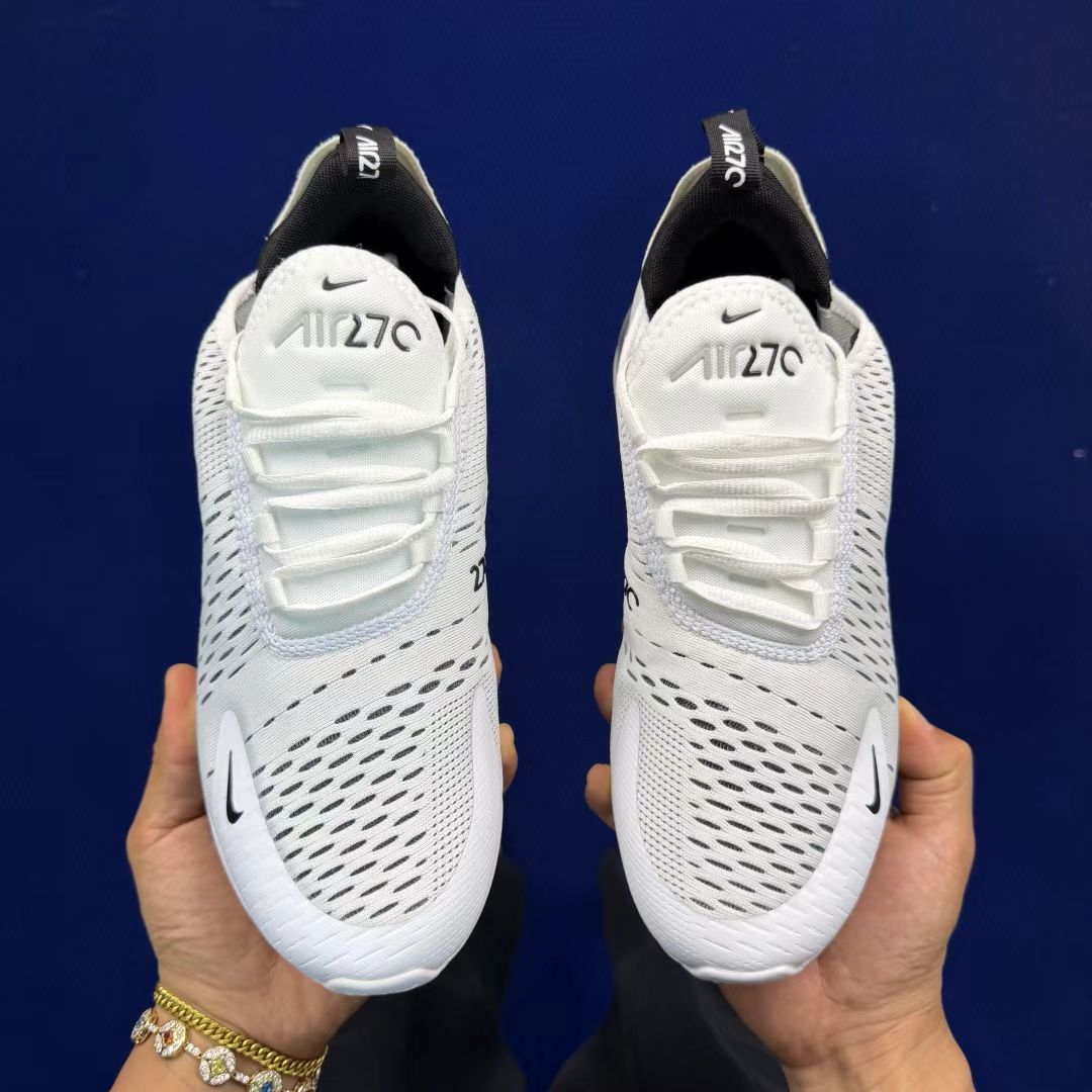 Nike Air Max with White/Black Swoosh: Monochrome Emblem