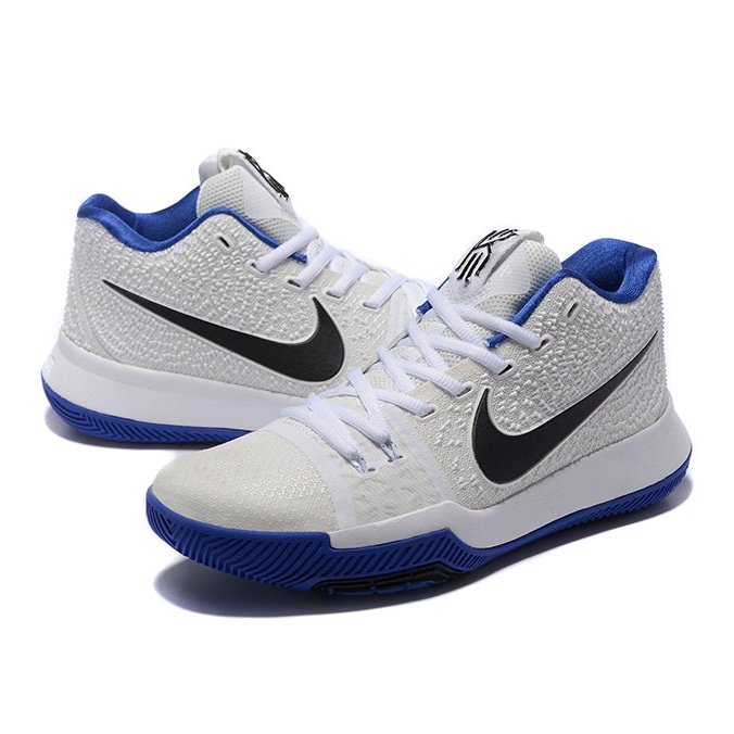 Blue and cheap white kyrie 3