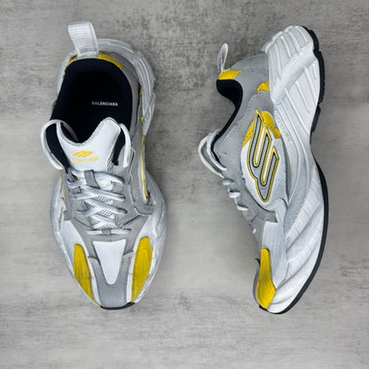 Balenciaga Hamp tons Sneaker in White/Yellow: Solar Statement