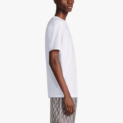 Dior T-shirt with Minimalist Logo (White)