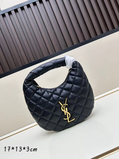 Saint Laurent Black Nappa Leather Bag