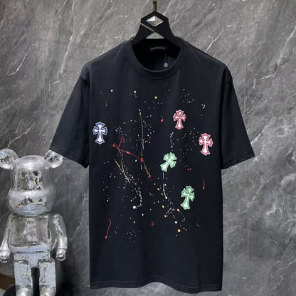 Chrome Hearts Classic Crewneck T-Shirt in Black/Multicolor