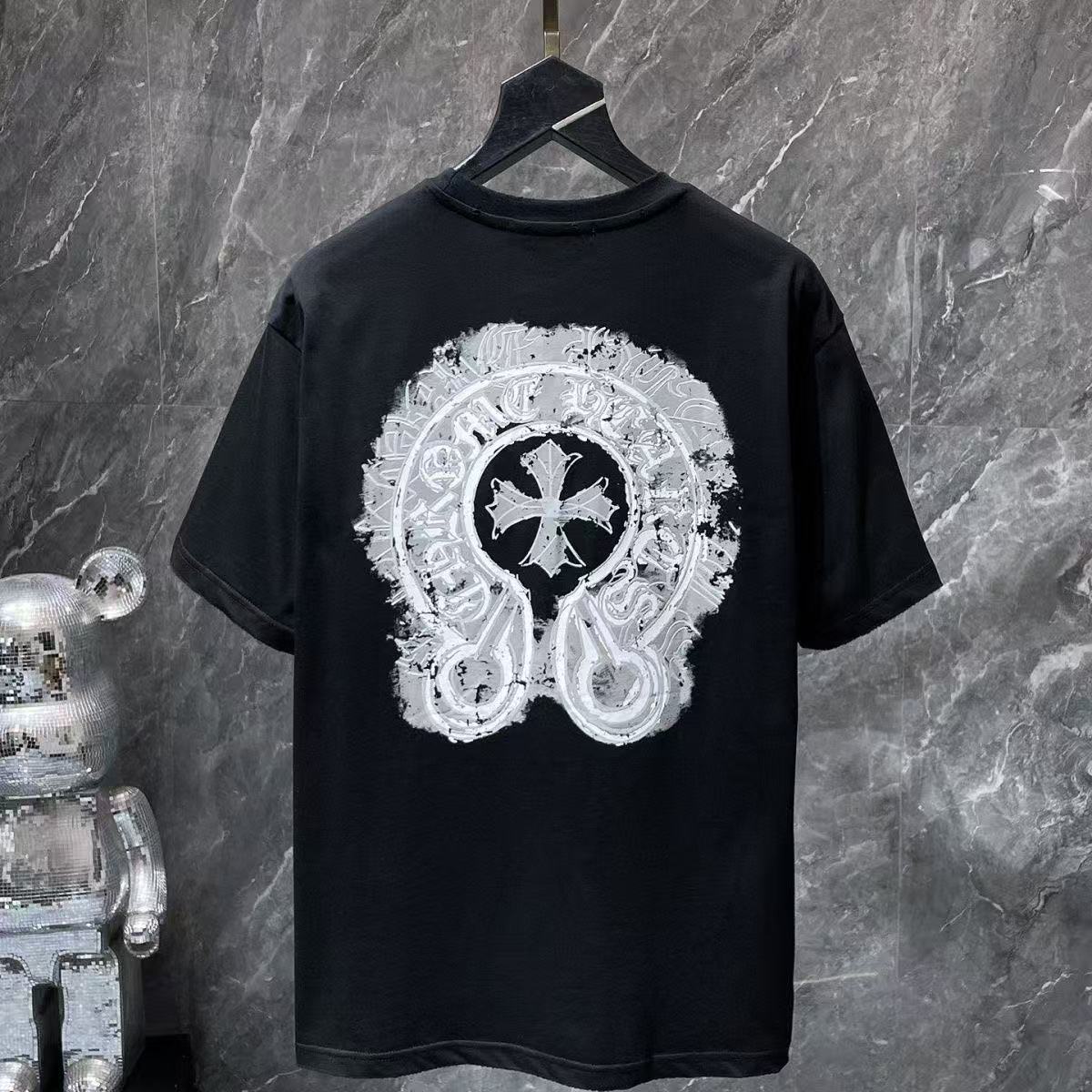 Chrome Hearts Classic Crewneck T-Shirt in White/Black