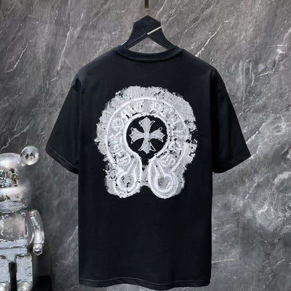 Chrome Hearts Classic Crewneck T-Shirt in White/Black