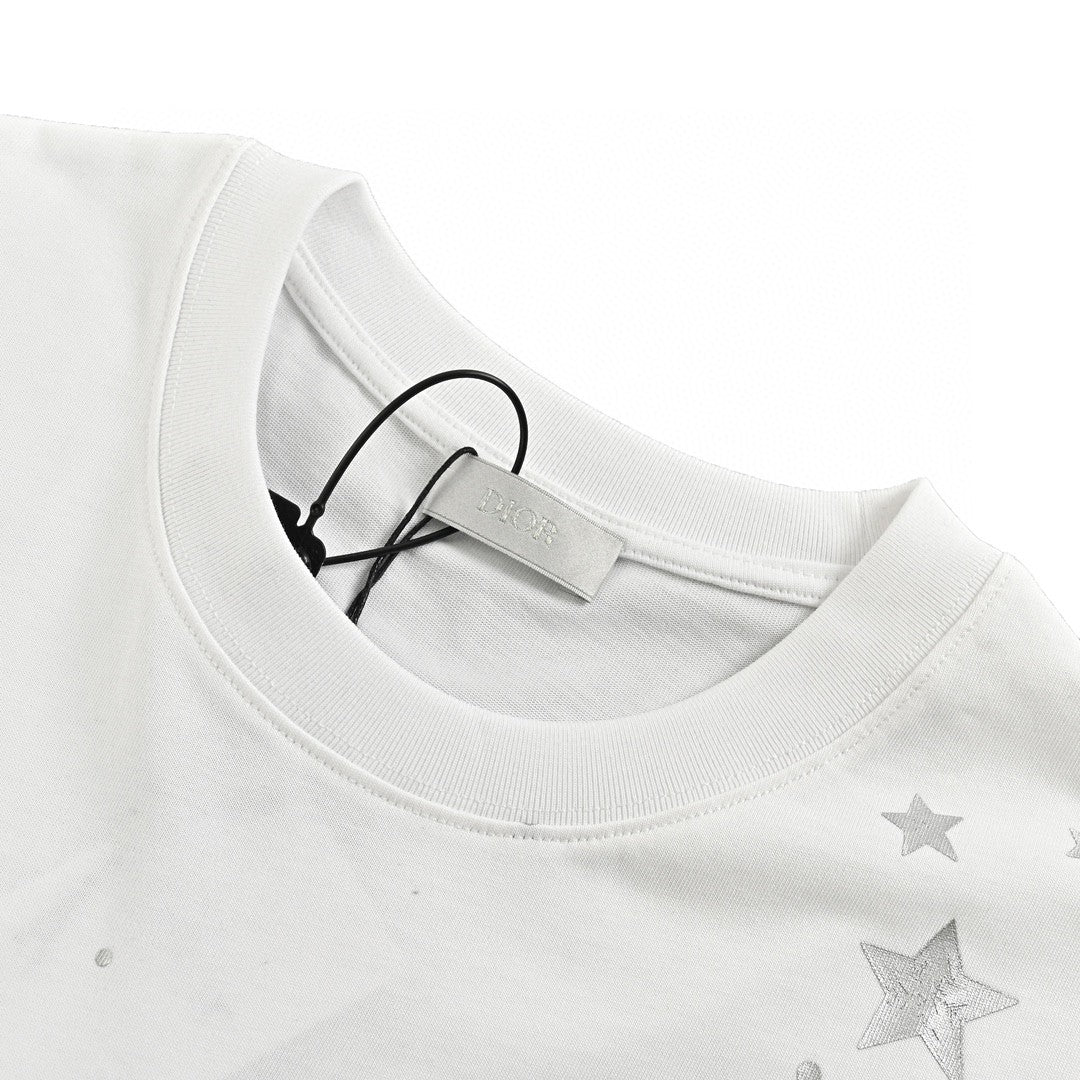 Dior Star Graphic White T-Shirt