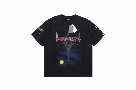 Balenciaga "Devil's Eiffel Tower" Graphic T-Shirt