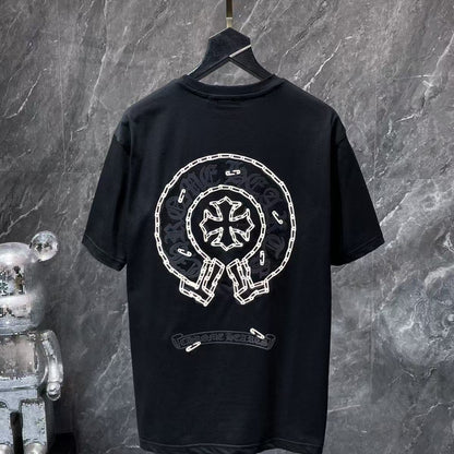 Chrome Hearts Classic Crewneck T-Shirt in Black/White