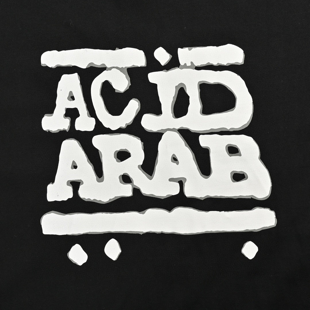 Ba*len*cia*ga acid arab t-shirt (black)