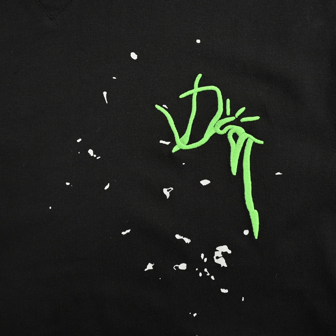 Dior Artistic Splatter T-Shirt (Black)