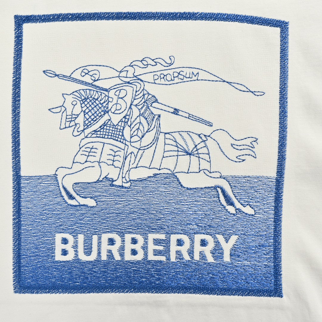 Burberry Knight Logo T-Shirt (White)