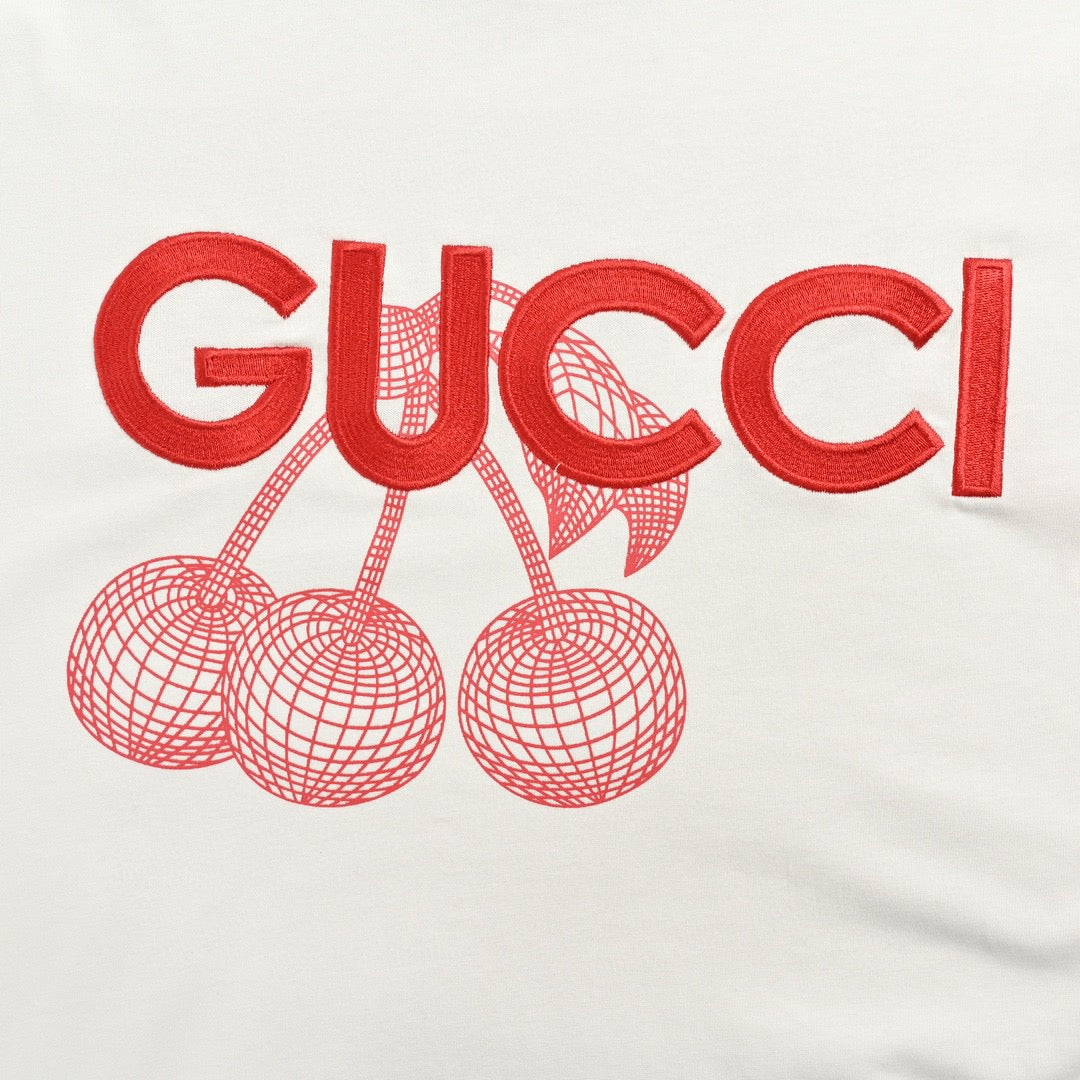 G*u*i cherries t-shirt (white)