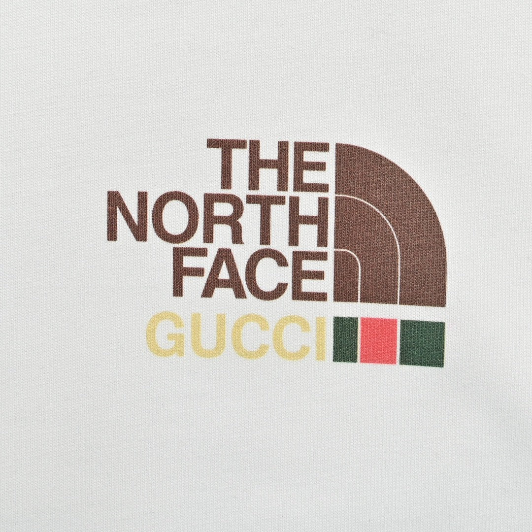 the north face x G*u*i nature print t-shirt