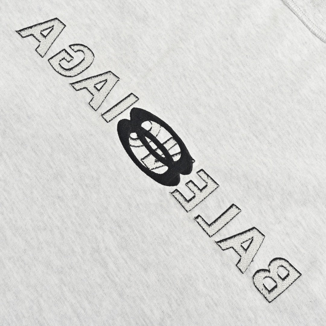 Ba*len*cia*ga reflective logo t-shirt