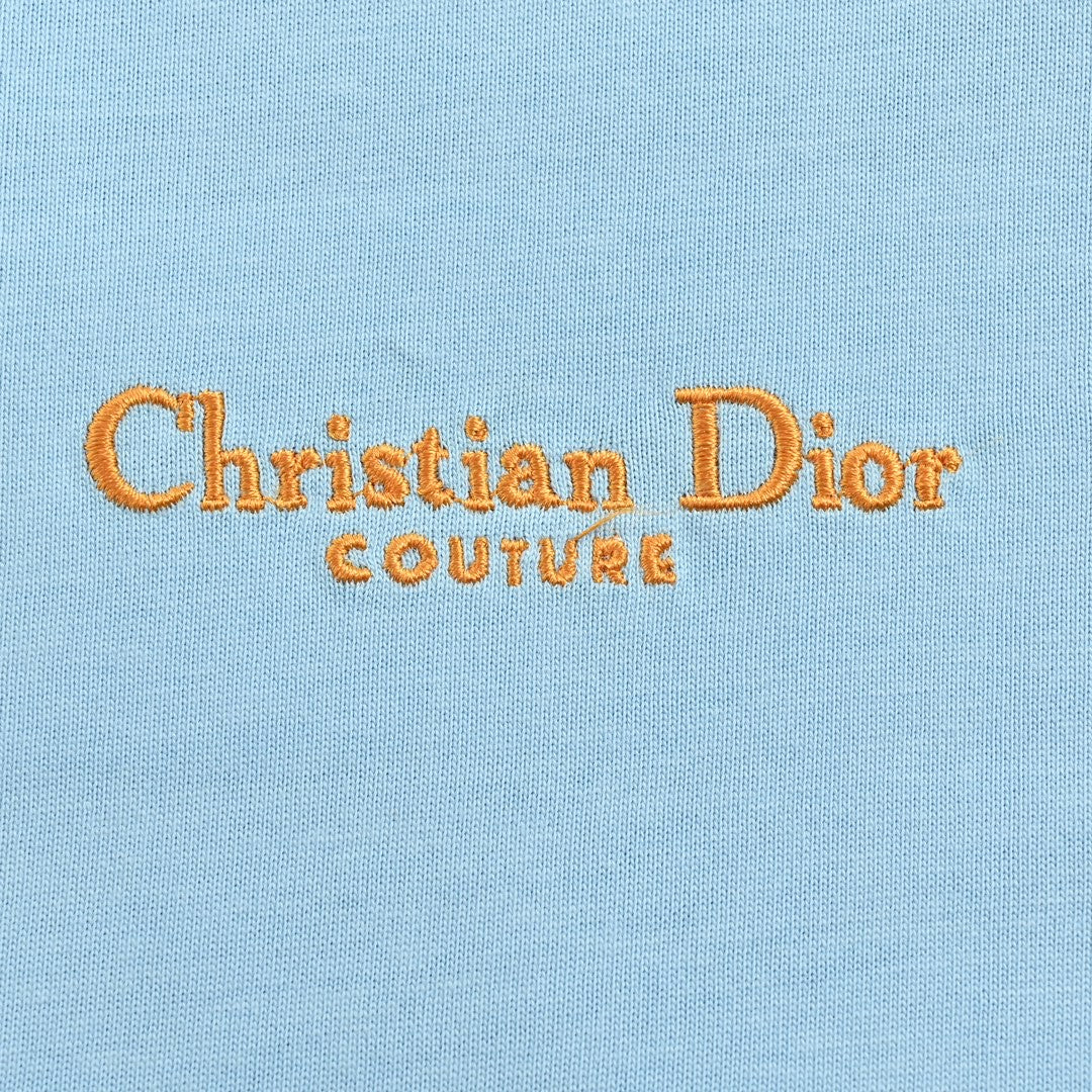 Dior Christian Dior Couture Light Blue T-Shirt