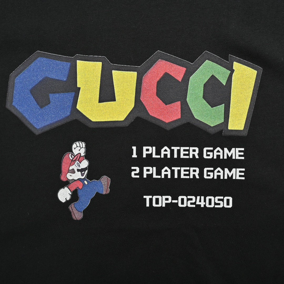 G*u*i retro game t-shirt (black)