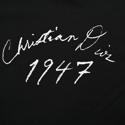 Dior 1947 Signature Black T-Shirt Primereps